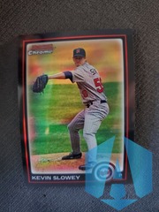 2010 Bowman Chrome Refractor #78 Kevin Slowey Twins